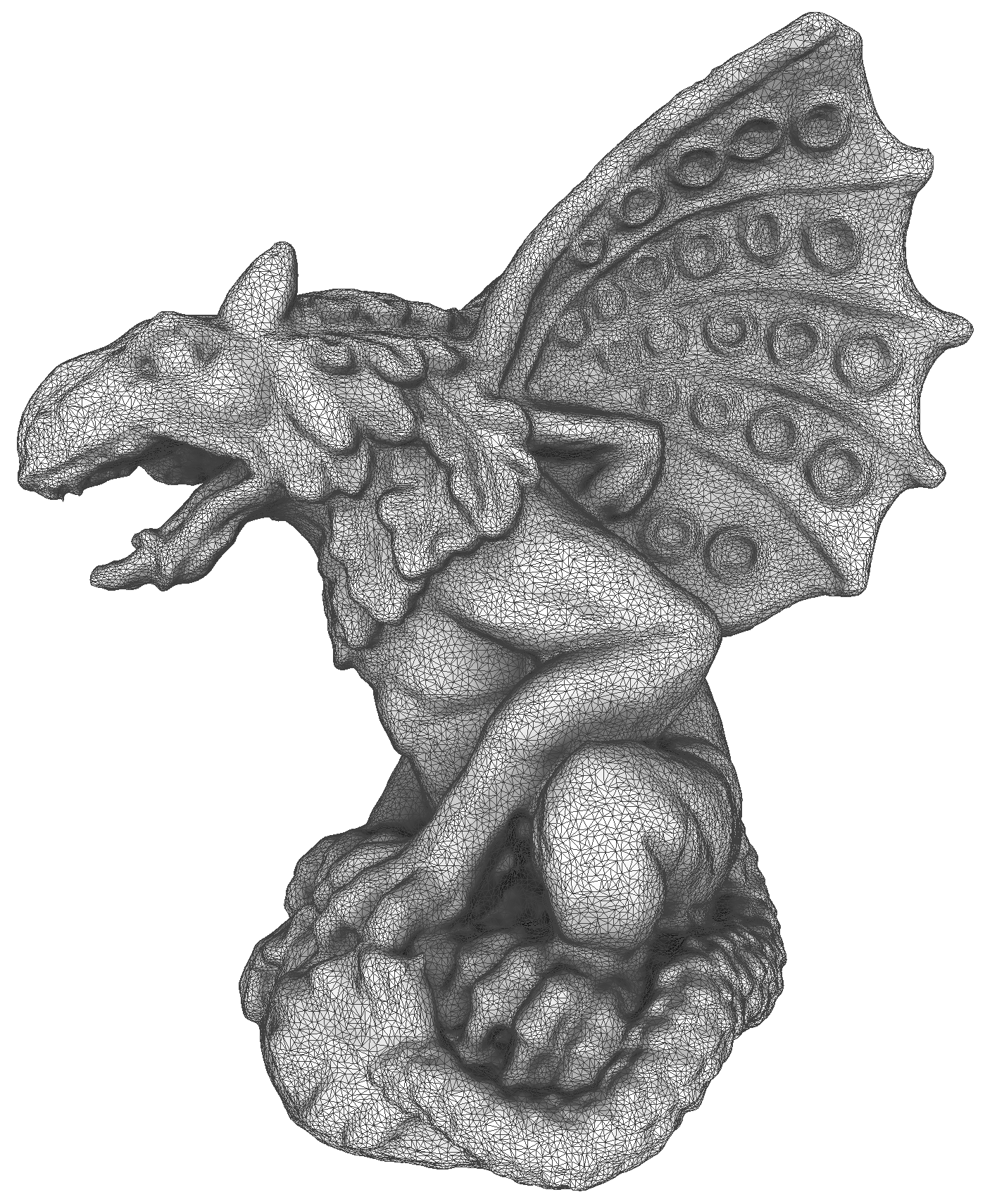 Triangulated 3D mesh